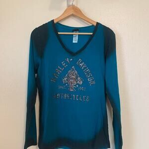 Vintage Harley Davidson  Long sleeve Top